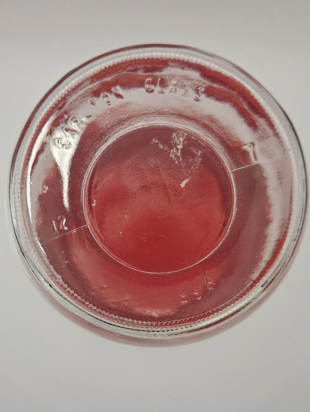 Vintage 80s Carlton Glass Valentine Jar with Lid